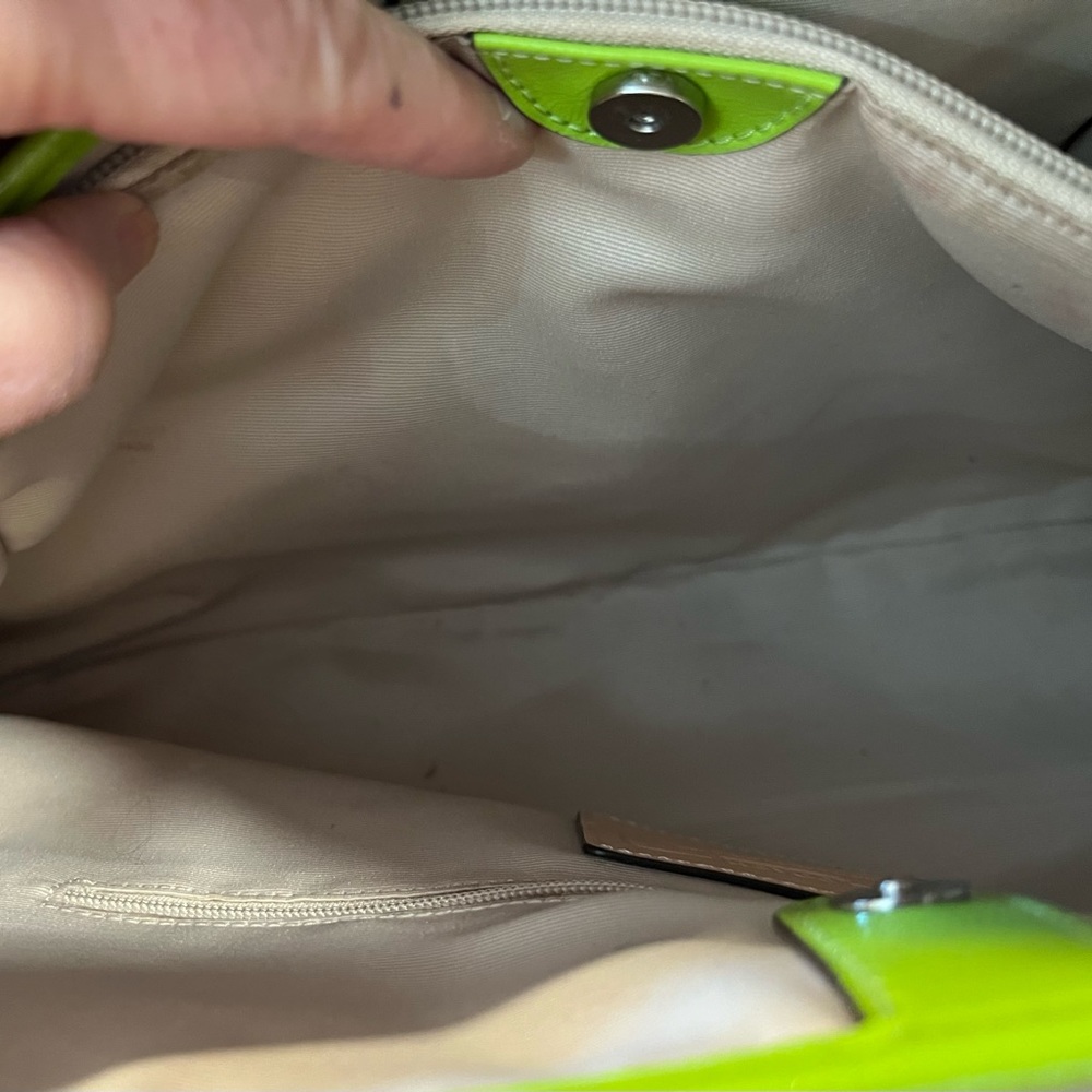 Like new Coach Blue and Green bag - Picture 5 of 6
